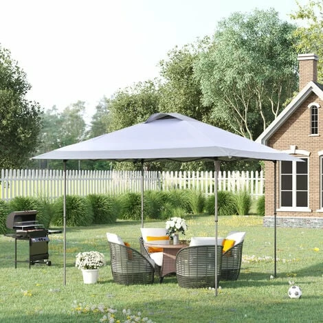 Outsunny 4 x 4m Pop Up Tent Gazebo Outdoor w/ Adjustable Legs and Roller Bag Outsunny 4 X 4m Pop Up Tent Gazebo Outdoor W/ Adjustable Legs And Roller Bag -Outsunny store 29900081 3