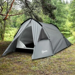 Outsunny 1-2 Man Camping Dome Tent Porch Mesh Window Double Layer Hiking 9 Outsunny 1-2 Man Camping Dome Tent Porch Mesh Window Double Layer Hiking -Outsunny store 30087296 3