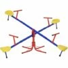 Outsunny Kids Metal Seesaw Teeter Totter Children's Playground Equipment 4 Seats 1 Outsunny Kids Metal Seesaw Teeter Totter Children's Playground Equipment 4 Seats -Outsunny store 30357776 1