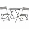 Outsunny 3 Pcs Metal & Rattan Frame Bistro Set W/ Table Chairs Garden Furniture -Outsunny store 30357788 1