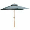 Outsunny 3m Wood Square Patio Umbrella Garden Market Parasol Sunshade Grey 1 Outsunny 3m Wood Square Patio Umbrella Garden Market Parasol Sunshade Grey -Outsunny store 30441840 1