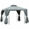 Outsunny 3 X 3m Garden Metal Gazebo Sun Shade Shelter Outdoor Party Tent 1 Outsunny 3 X 3m Garden Metal Gazebo Sun Shade Shelter Outdoor Party Tent -Outsunny store 30495365 1