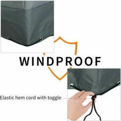 Outsunny 200x86x82cm Patio Furniture Cover For Chairs Water Resistant Protection -Outsunny store 30675753 5