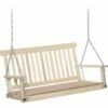 Outsunny 2 Seater Porch Wooden Swing Chair Garden Bench W/ Chains Natural 1 Outsunny 2 Seater Porch Wooden Swing Chair Garden Bench W/ Chains Natural -Outsunny store 30951738 1