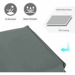 Outsunny 190x72x76cm Rectangular Patio Furniture Cover For Chairs 600D Oxford -Outsunny store 30951747 4