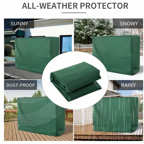 Outsunny 240x133cm 3-Seat Outdoor Garden Swing Chair Cover Water UV Resistant Outsunny 240x133cm 3-Seat Outdoor Garden Swing Chair Cover Water UV Resistant -Outsunny store 30951760 4