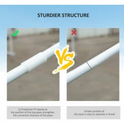 Outsunny 3.9m Outdoor Gazebo Canopy Party Tent With 6 Removable Side Walls -Outsunny store 31127411 5