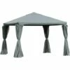 Outsunny 3(m) Outdoor Gazebo Canopy Party Tent Aluminum Frame With Sidewalls 2 Outsunny 3(m) Outdoor Gazebo Canopy Party Tent Aluminum Frame With Sidewalls -Outsunny store 31665834 1
