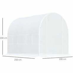 Outsunny Greenhouse Solid Frame Walk-in Garden Grow Large Insect Poly Tunnel 3 Outsunny Greenhouse Solid Frame Walk-in Garden Grow Large Insect Poly Tunnel -Outsunny store 3333784 2