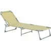 Outsunny Camping Cot Picnic Sun Lounger Portable Folding Chaise Chair Patio -Outsunny store 3539777 1