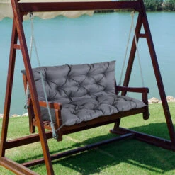 Outsunny 2 Seater Garden Bench Swing Chair Replacement Seat Pad Cushion Backrest 9 Outsunny 2 Seater Garden Bench Swing Chair Replacement Seat Pad Cushion Backrest -Outsunny store 3876492 3