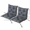 Outsunny Set Of 2 Garden Chair Cushions Seat Pad For Outdoor & Indoor Use -Outsunny store 47146236 1