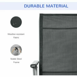 Outsunny Outdoor Sun Recliner Loungers W/ Adjustable Footrest For Patio Garden -Outsunny store 48445971 4