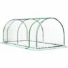 Outsunny Tunnel Greenhouse Grow House Steel Frame PE Transparent 200x100x80 Cm -Outsunny store 48446015 1