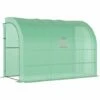 Outsunny Walk-In Tunnel Wall Greenhouse With Windows And Doors, 2 Tiers -Outsunny store 48924580 1