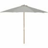 Outsunny 3m Fir Wooden Garden Parasol Sun Shade Outdoor Umbrella Canopy Grey -Outsunny store 49910805 1