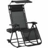 Outsunny Folding Recliner Chair Outdoor Lounge Rocker Zero-Gravity Seat -Outsunny store 50241369 1