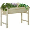 Outsunny Raised Garden Bed Elevated Planter Box For Backyard Grow Vegetables -Outsunny store 50316090 1