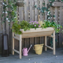 Outsunny Raised Garden Bed Elevated Planter Box For Backyard Grow Vegetables 4 Outsunny Raised Garden Bed Elevated Planter Box For Backyard Grow Vegetables -Outsunny store 50316090 3