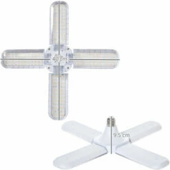 Alternative view of Outsunny 20W Led Grow Light, Foldable Plant Growing Lamps For Indoor Plants