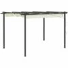 Outsunny 4 X 3(m) Aluminum Pergola Gazebo Garden Shelter W/ Retractable Roof -Outsunny store 50886441 1