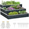 Outsunny 3 Tier Raised Garden Bed, Metal Elevated Planer Box, Easy Assembly 2 Outsunny 3 Tier Raised Garden Bed, Metal Elevated Planer Box, Easy Assembly -Outsunny store 50886449 1