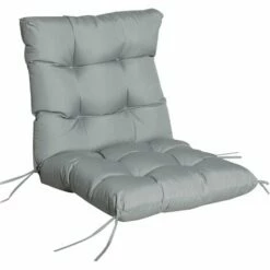 Outsunny Garden Back Chair Cushion Patio Seat Cushion Pad Outdoor & Indoor Use