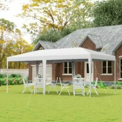 Outsunny 6 X 3M Pop Up Gazebo Patio Party Event Heavy Duty Canopy White 4 Outsunny 6 X 3M Pop Up Gazebo Patio Party Event Heavy Duty Canopy White -Outsunny store 50886513 3