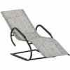 Outsunny Outdoor Sun Lounger For Sunbathing, Reclining Rocking Chaise Lounge Chair -Outsunny store 50886538 1