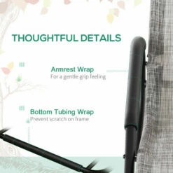 Outsunny Outdoor Sun Lounger For Sunbathing, Reclining Rocking Chaise Lounge Chair 6 Outsunny Outdoor Sun Lounger For Sunbathing, Reclining Rocking Chaise Lounge Chair -Outsunny store 50886538 5