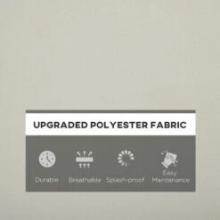 Outsunny 7 Pcs Outdoor Cushion Pads For Rattan Patio Conversation Set, Cream 5 Outsunny 7 Pcs Outdoor Cushion Pads For Rattan Patio Conversation Set, Cream -Outsunny store 51014581 4