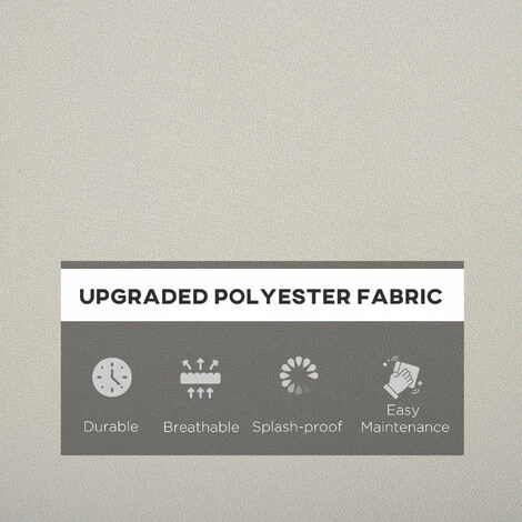 Outsunny 7 Pcs Outdoor Cushion Pads for Rattan Patio Conversation Set, Cream Outsunny 7 Pcs Outdoor Cushion Pads For Rattan Patio Conversation Set, Cream -Outsunny store 51014581 4