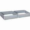Outsunny Set Of 2 Raised Garden Bed Galvanized Planter Box Easy Quick Setup 2 Outsunny Set Of 2 Raised Garden Bed Galvanized Planter Box Easy Quick Setup -Outsunny store 51181745 1