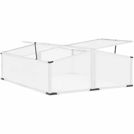 Outsunny Polycarbonate Greenhouse Aluminium Cold Frame Grow House, Silver Outsunny Polycarbonate Greenhouse Aluminium Cold Frame Grow House, Silver -Outsunny store 51181799 1