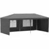 Outsunny 6m X 3m Garden Gazebo Marquee Canopy Party Tent Canopy Patio Dark Grey -Outsunny store 51258965 1