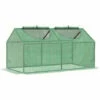 Outsunny Mini Greenhouse Small Plant Grow House W/ PE Cover Windows For Outdoor -Outsunny store 51519833 1