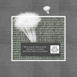 Outsunny 5x4m Sun Shade Sail Rectangle HDPE Canopy UV Protection, Charcoal Grey 5 Outsunny 5x4m Sun Shade Sail Rectangle HDPE Canopy UV Protection, Charcoal Grey -Outsunny store 51519872 4