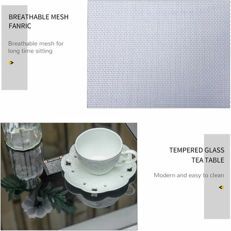 Outsunny 3 Pieces Lounge Chair Set Garden Sunbathing Chair w/ Table Light Grey Outsunny 3 Pieces Lounge Chair Set Garden Sunbathing Chair W/ Table Light Grey -Outsunny store 51519882 5