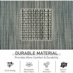 Outsunny Breathable Mesh Rocking Chair Outdoor Recliner W/ Headrest Dark Grey 6 Outsunny Breathable Mesh Rocking Chair Outdoor Recliner W/ Headrest Dark Grey -Outsunny store 51642069 5