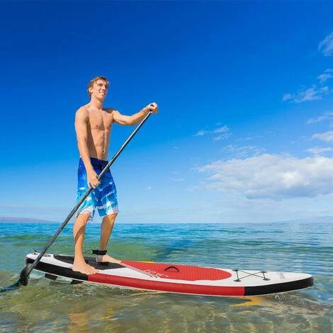 Outsunny 10Ft Inflatable Stand Up Board Non-Slip Deck Board w/ Paddle Carry Bag Outsunny 10Ft Inflatable Stand Up Board Non-Slip Deck Board W/ Paddle Carry Bag -Outsunny store 52666257 3