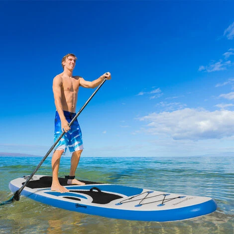 Outsunny 10ft Inflatable Paddle Stand Up Board, Adjustable Paddle Non-Slip Deck 5 Outsunny 10ft Inflatable Paddle Stand Up Board, Adjustable Paddle Non-Slip Deck - Image 3