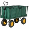 Outsunny Heavy Duty Garden Cart Truck Trolley Wheelbarrow Trailer -Outsunny store 52666261 1
