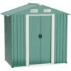 Outsunny 6ft X 4ft Metal Shed Garden Shed W/ Double Door & Air Vents, Green 2 Outsunny 6ft X 4ft Metal Shed Garden Shed W/ Double Door & Air Vents, Green -Outsunny store 52735544 1