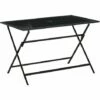 Outsunny Folding Rectangular Garden Dining Table For 6 With Parasol Hole -Outsunny store 52796773 1