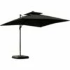Outsunny 360° Cantilever Parasol Roma Umbrella W/ Base Weights, Cover, Dark Grey