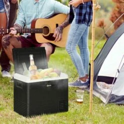 Outsunny 50L Car Refrigerator 12V Portable Freezer For Camping, Driving, Picnic -Outsunny store 53918183 3