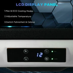 Outsunny 50L Car Refrigerator 12V Portable Freezer For Camping, Driving, Picnic -Outsunny store 53918183 5