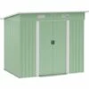 Outsunny 7 X 4ft Outdoor Garden Storage Shed For Backyard Patio Light Green -Outsunny store 54027487 1