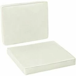 Outsunny 2 Piece Cushion Seat Cushion Pads For Rattan Furniture Indoor Outdoor