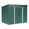Outsunny Garden Shed Outdoor Storage Tool Organizer W/ Double Sliding Door -Outsunny store 54395717 1